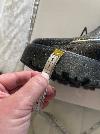 Botas de agua cortas con brillos