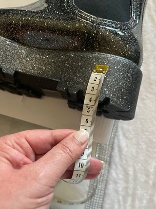 Botas de agua cortas con brillos