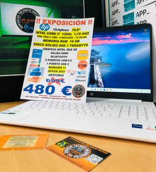 Portátil HP i7 16GB RAM 1TB SSD
