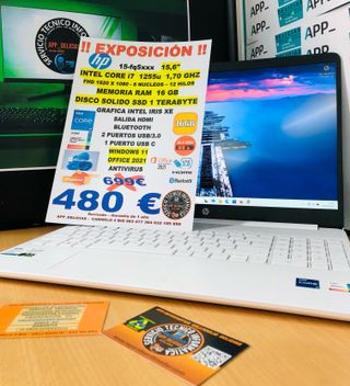 Portátil HP i7 16GB RAM 1TB SSD