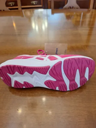 Zapatillas Asics Mujer Rosa y Blanco