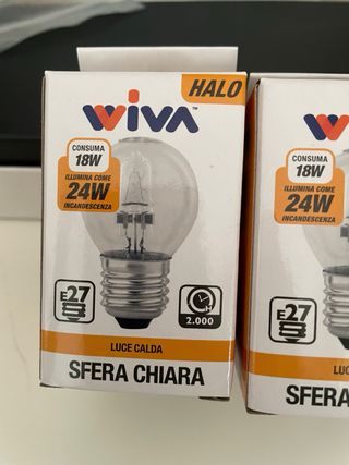Lampadine Halo VIVA E27 18W Luce Calda (2pz)
