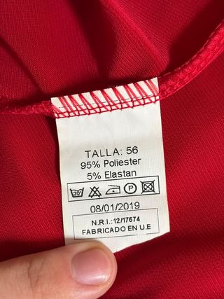 Jersey señora rojo