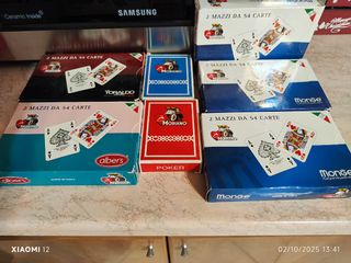 Mazzi di carte da gioco 54 carte