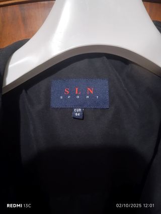Chaqueta Hombre Talla L/52-54 Negra
