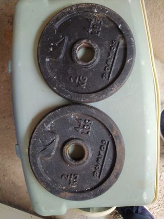 2 Pesas Mancuernas 2kg + 2kg