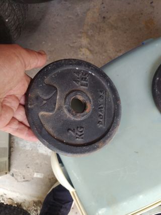 2 Pesas Mancuernas 2kg + 2kg
