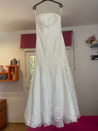 Vestido de Novia Blanco Encaje