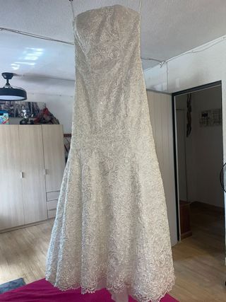 Vestido de Novia Blanco Encaje