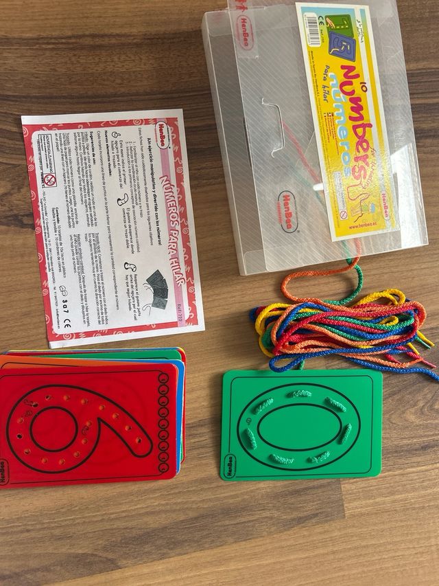 Juego de Hilar Números HenBea