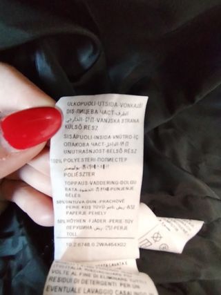 Piumino Sisley in piuma d'oca