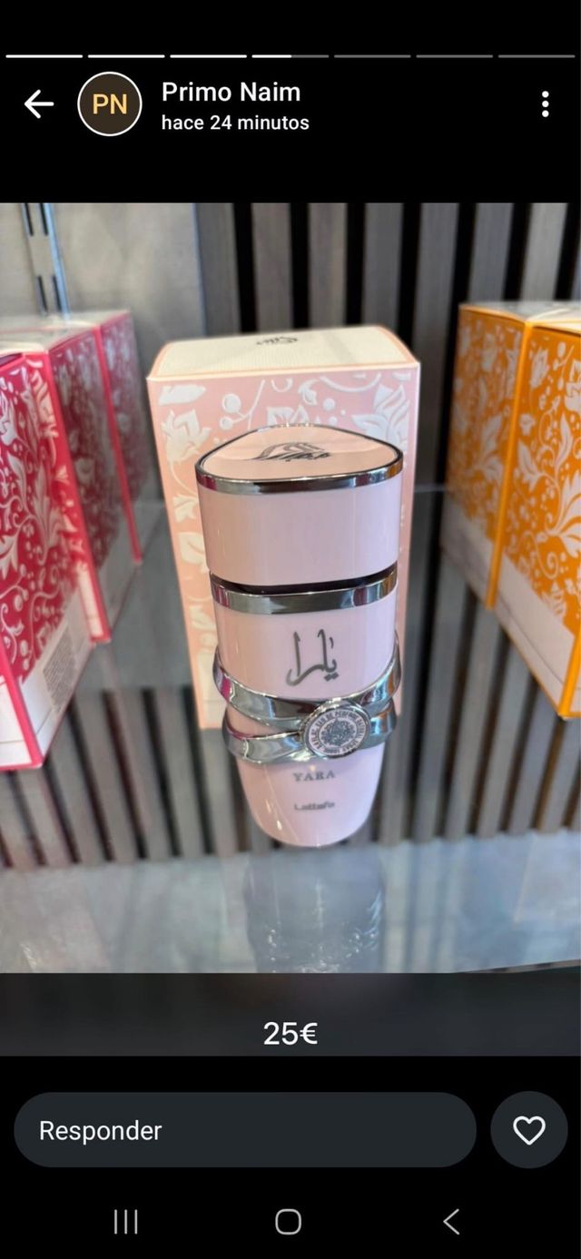 Perfume Lattafa Yara Rosa y Plateado