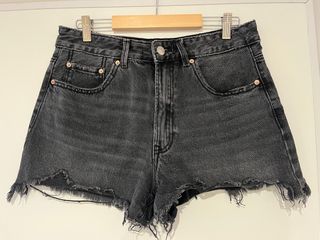 Shorts vaqueros negros mujer