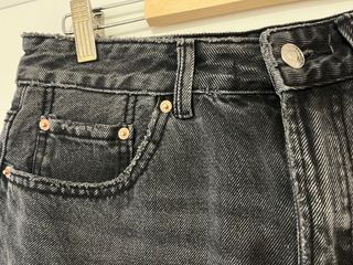 Shorts vaqueros negros mujer