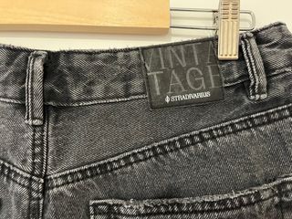 Shorts vaqueros negros mujer