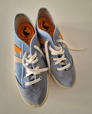 Zapatillas El Ganso Azul y Naranja