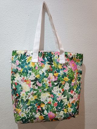 Bolso tote floral gran capacidad