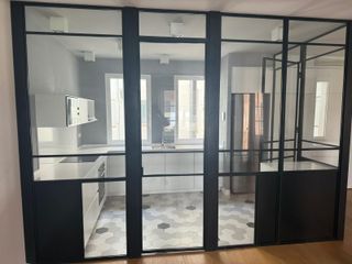 Mampara Cocina Cristal 3x2m