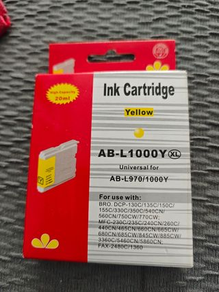 Cartucho tinta AB-L1000Y XL Amarillo
