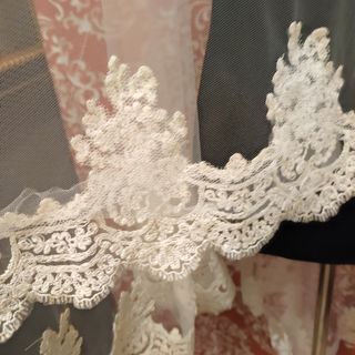 Velo Novia Corto Alma Novia Encaje