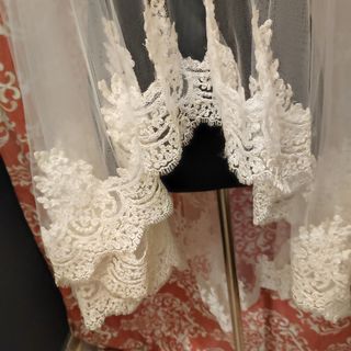 Velo Novia Corto Alma Novia Encaje