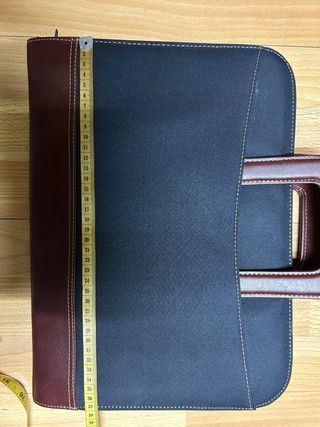 Maletín ejecutivo piel y tela