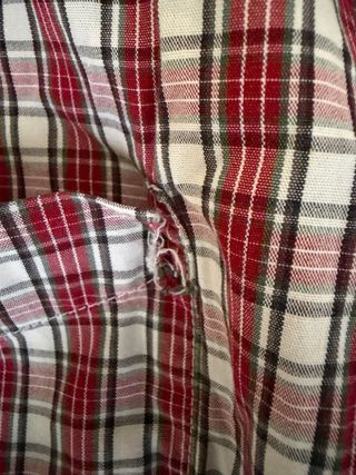 Camisas hombre cuadros y pantalón marrón