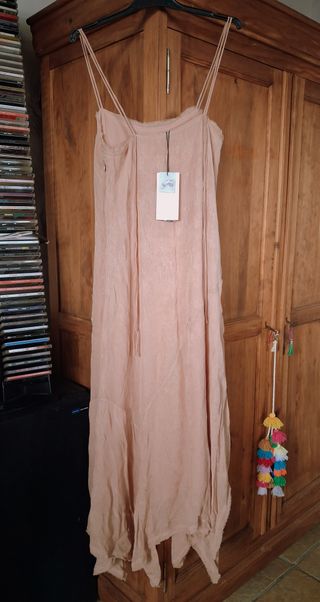 Vestido Zara tirantes lentejuelas