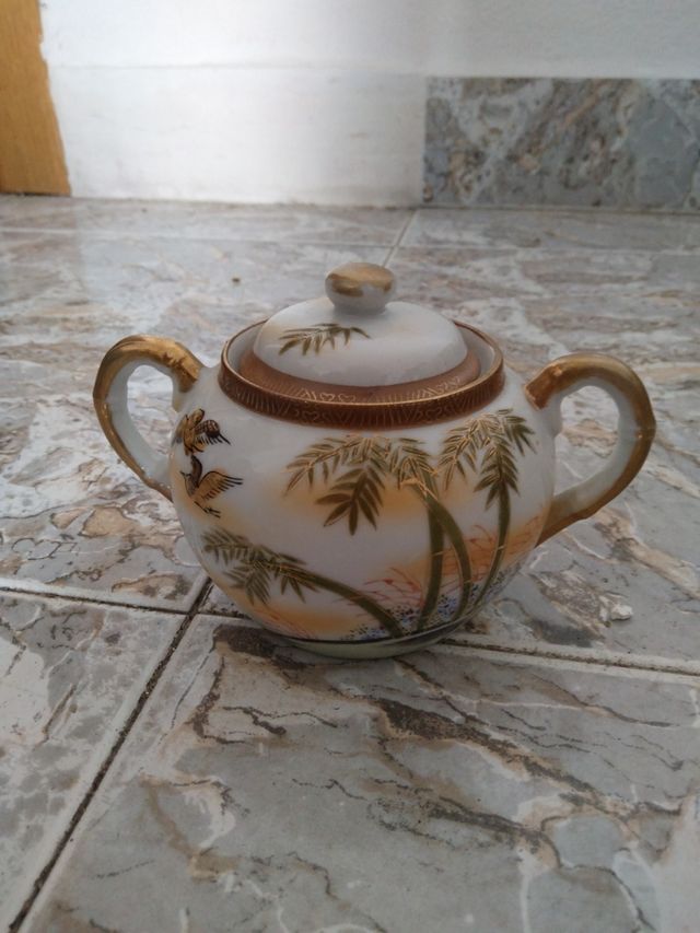 Set da tè Kutani per 2