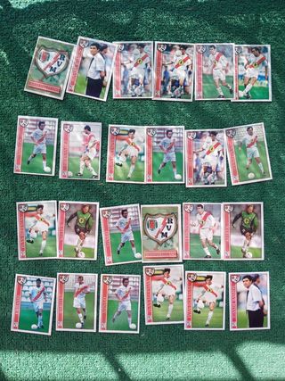 Colección Cartas Fútbol Rayo Vallecano