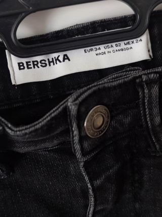 Pantalón vaquero pitillo Bershka mujer Talla XS