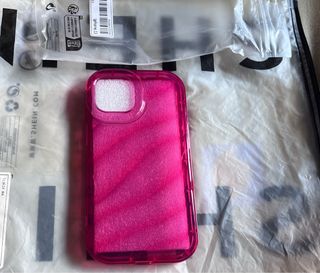 Funda iPhone 13 Rosa Transparente