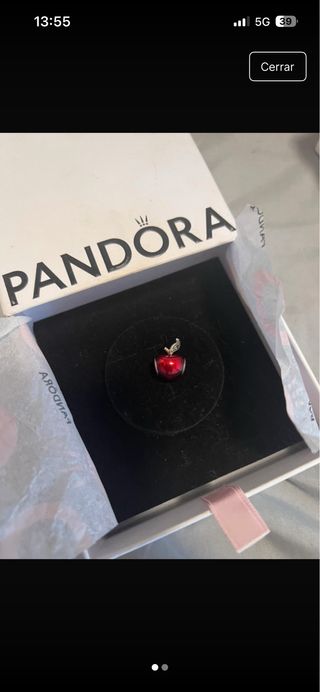 Charm Pandora Manzana Roja con Caja