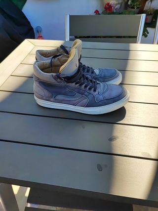 Zapatos Paciotti 4US Hombre Grises Blancos