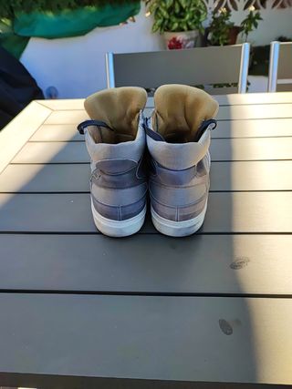 Zapatos Paciotti 4US Hombre Grises Blancos