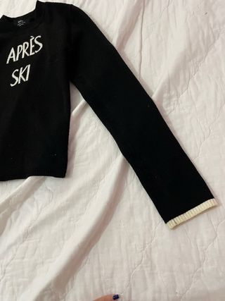 Jersey Bershka Après Ski Negro