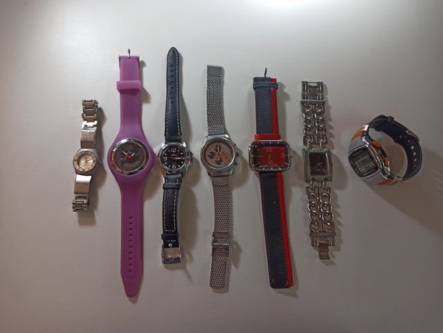 Lote de 7 relojes