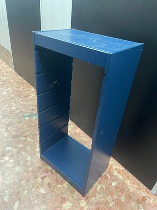 Mobili per scaffali in legno blu Ikea