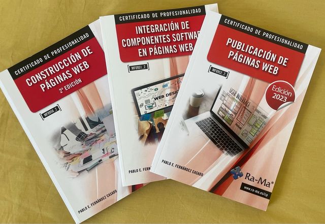 3 Libros Certificado Profesionalidad