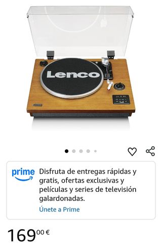 Tocadiscos bluetooth Lenco LS-55