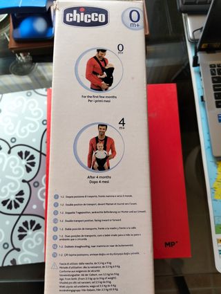 Marsupio Chicco Go Baby Carrier 0m+, como nuevo.