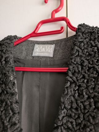 Chaqueta de paño GRAN VIA gris marengo