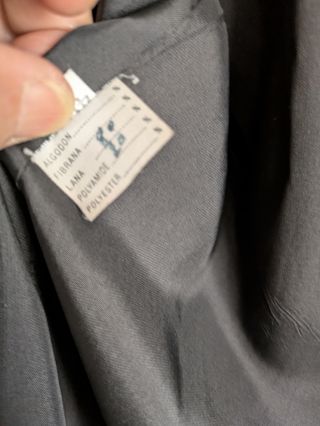 Chaqueta de paño GRAN VIA gris marengo