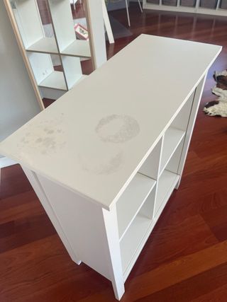 Aparador blanco de madera