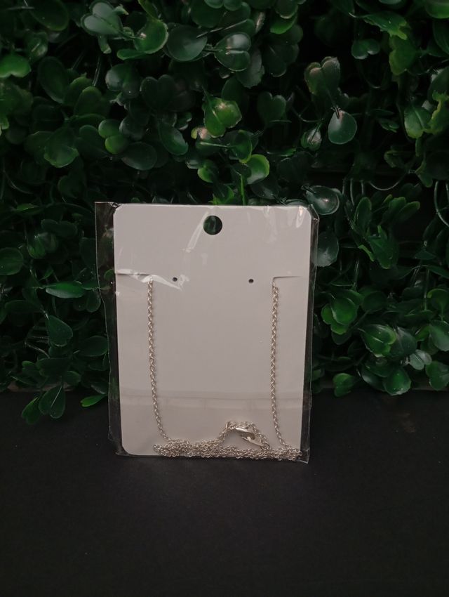 Collar de neurona plateado