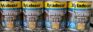 Xyladecor Lasur Extra Aquatech, pino satinato, confezione da 4