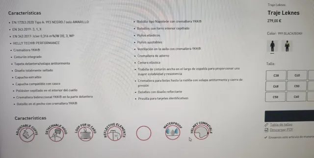 Helly Hansen buzo a estrenar