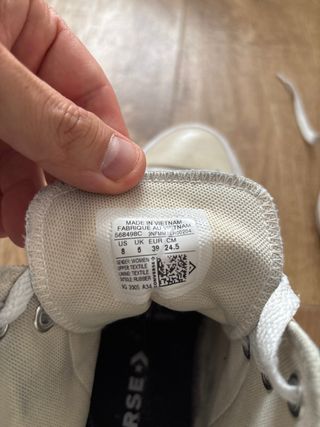 Converse Botas Blancas