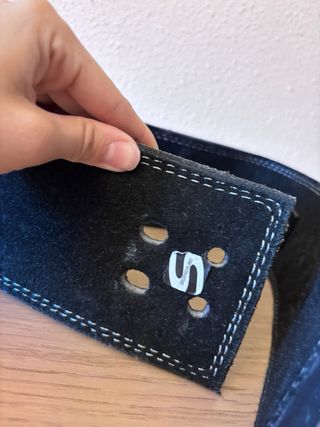 Cinturón de cuero para levantamiento de pesas RDX