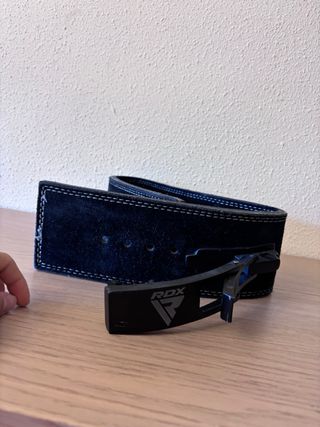 Cinturón de cuero para levantamiento de pesas RDX
